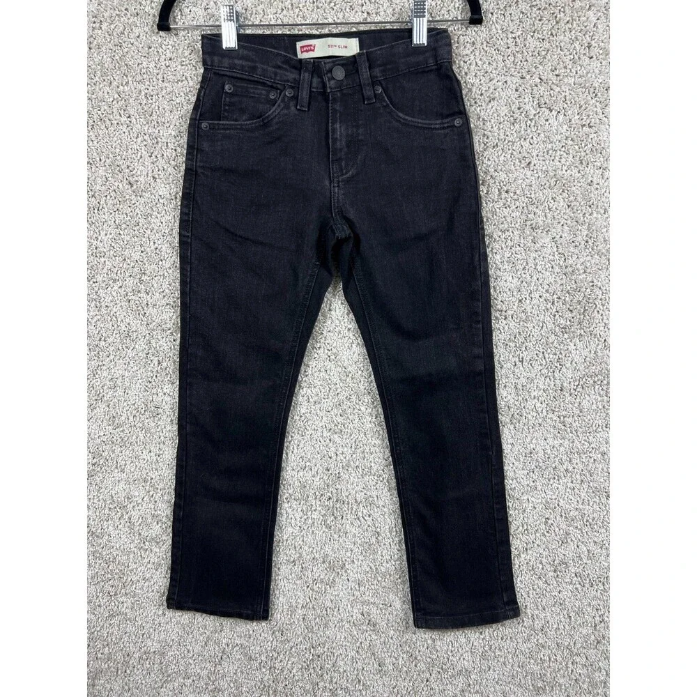 Levi's Men's 511 Slim Jeans,Low Rise Stretch Slim Fit Tapered Pants,Black 10reg